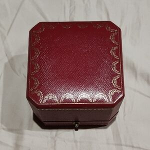 Elegant Cartier Red Jewelry Box